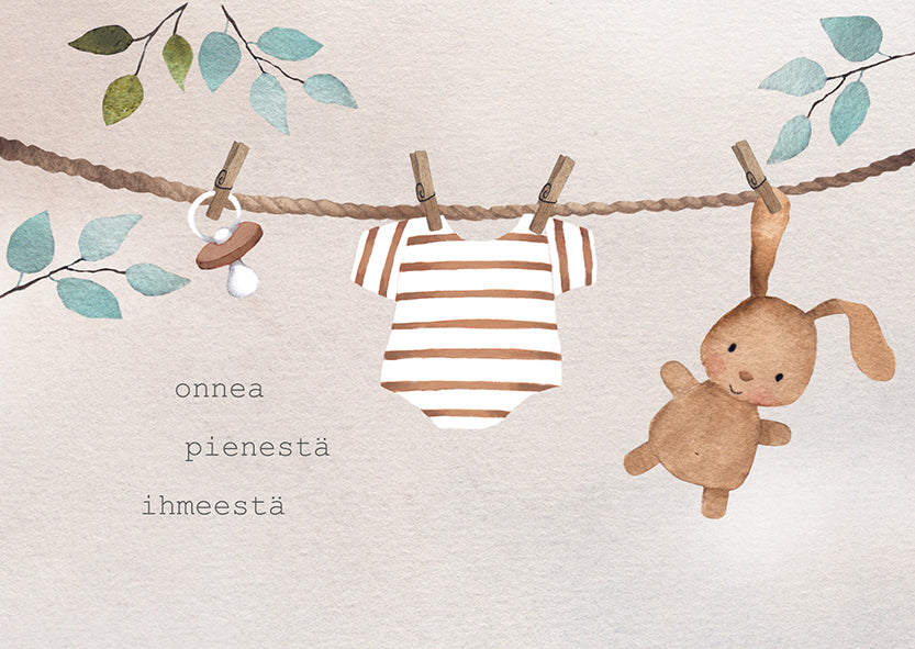 Henna Adel Onnea pienestä ihmeestä - 2-osainen kortti