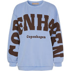 Marta du Chateau Hibiscus Copenhagen collegepaita - Sky Blue