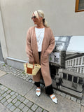 RORO MOHAIR - mohairneuletakki – Nougat