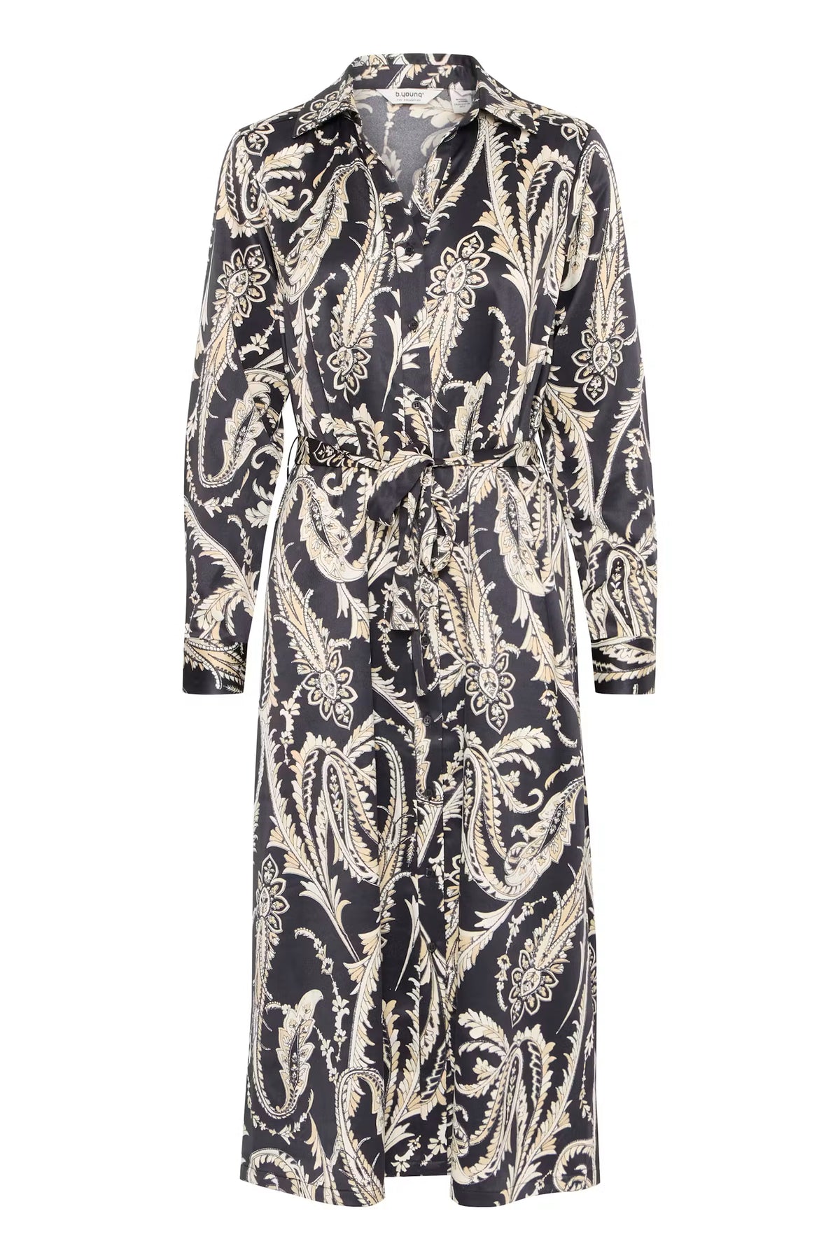 B.YOUNG BYFLAIR Dress – Black Paisley