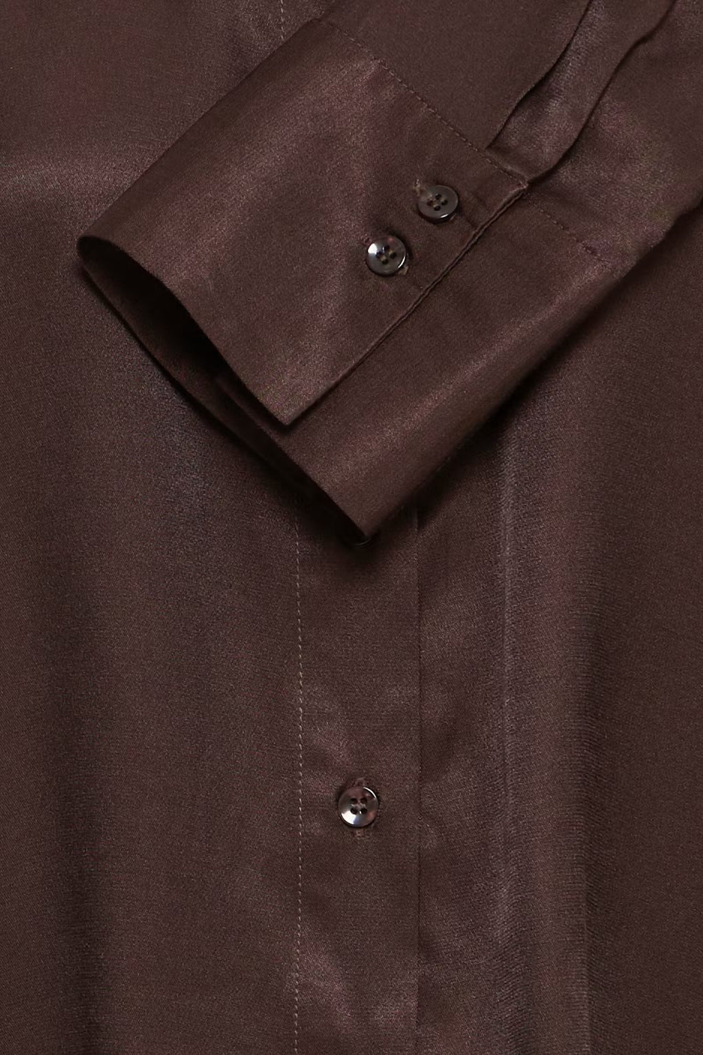 Satiinipaita-FRSHINY Shirt Molé/Brown