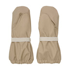CeLaVi Padded PU-mittens - Kurahanskat - white pepper