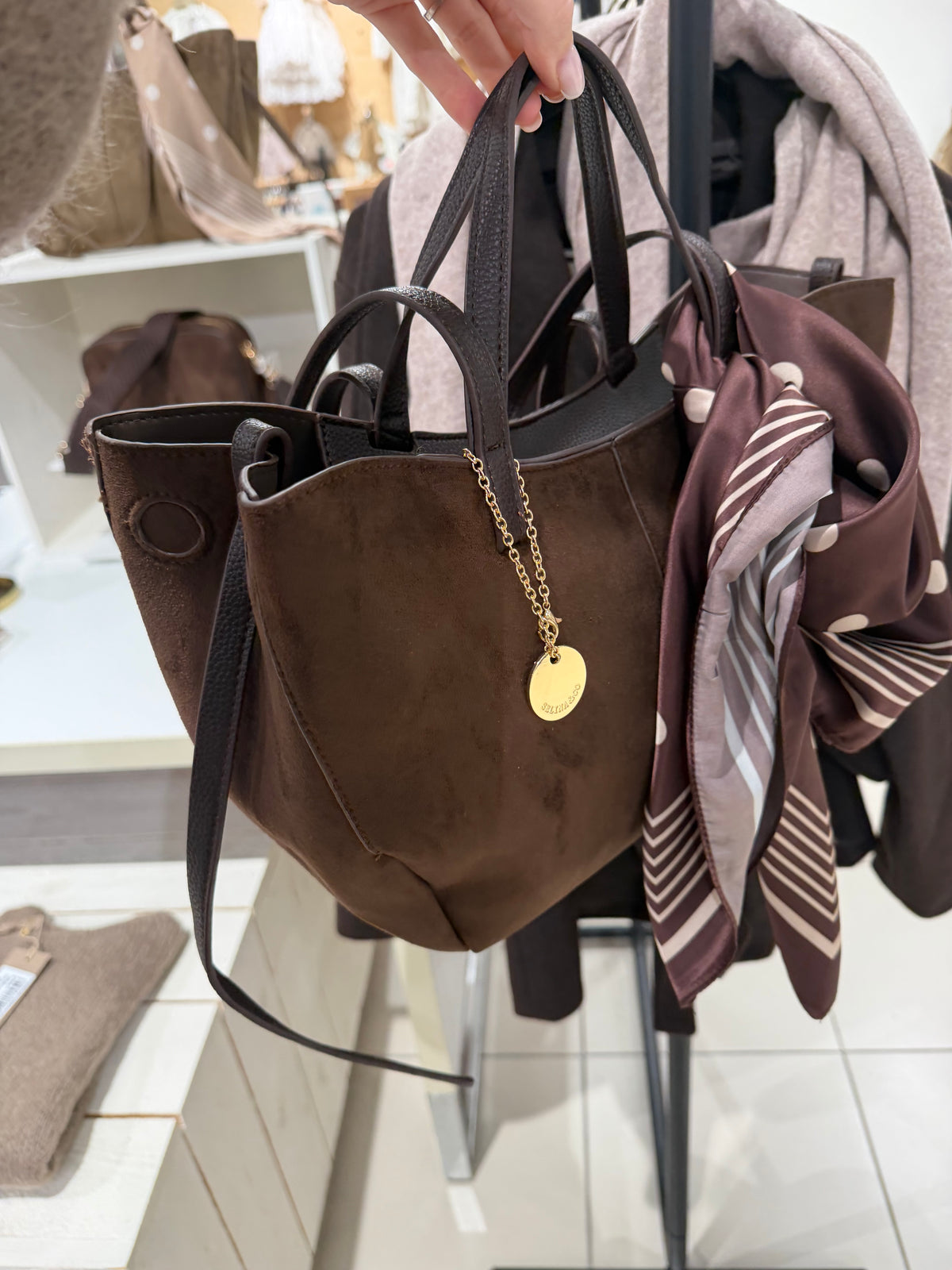 Selina&Co- shopper laukku – Coffee