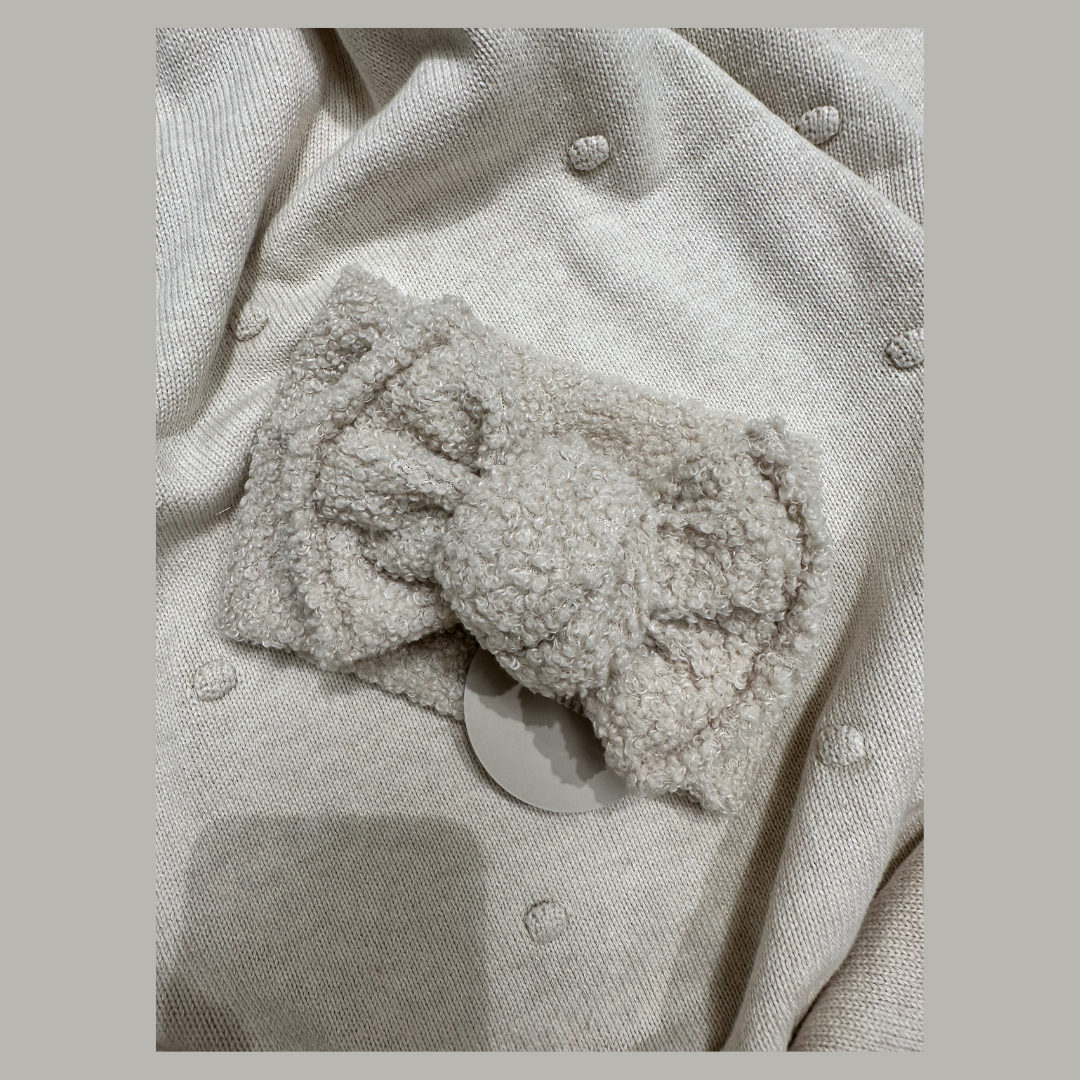 Swanie - Teddy rusettipanta - beige