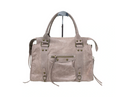 Vintage Leather Handbag – Old Rose