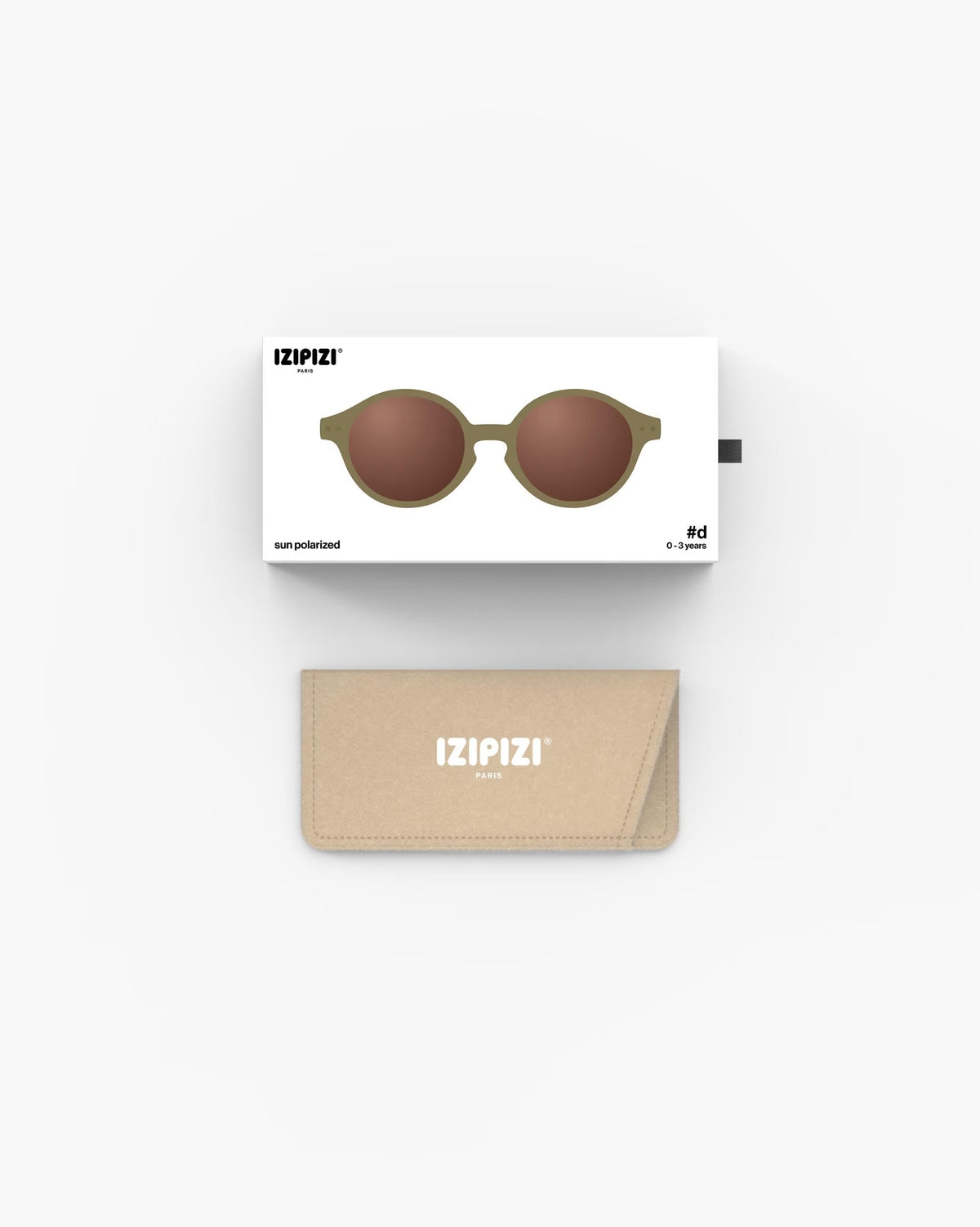 IZIPIZI Baby aurinkolasit 0–3 v,glossy khaki